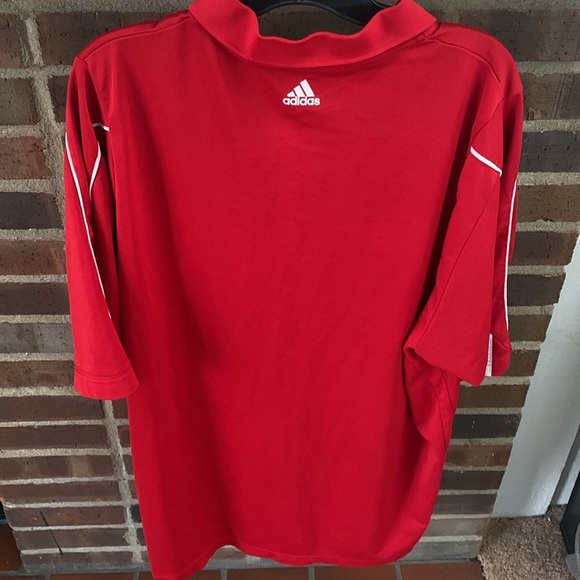Adidas Men’s Climalite Golf Polo Shirt, Red, 2XL - Picture 4 of 6